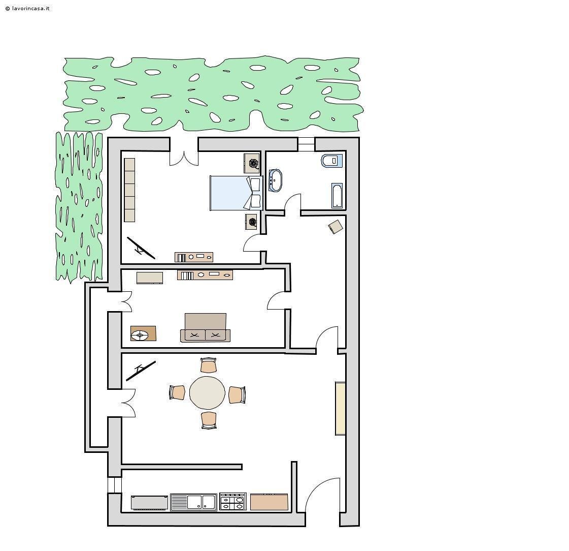 PLANIMETRIA - Trilocale Città Sant'Angelo - planimetria 1