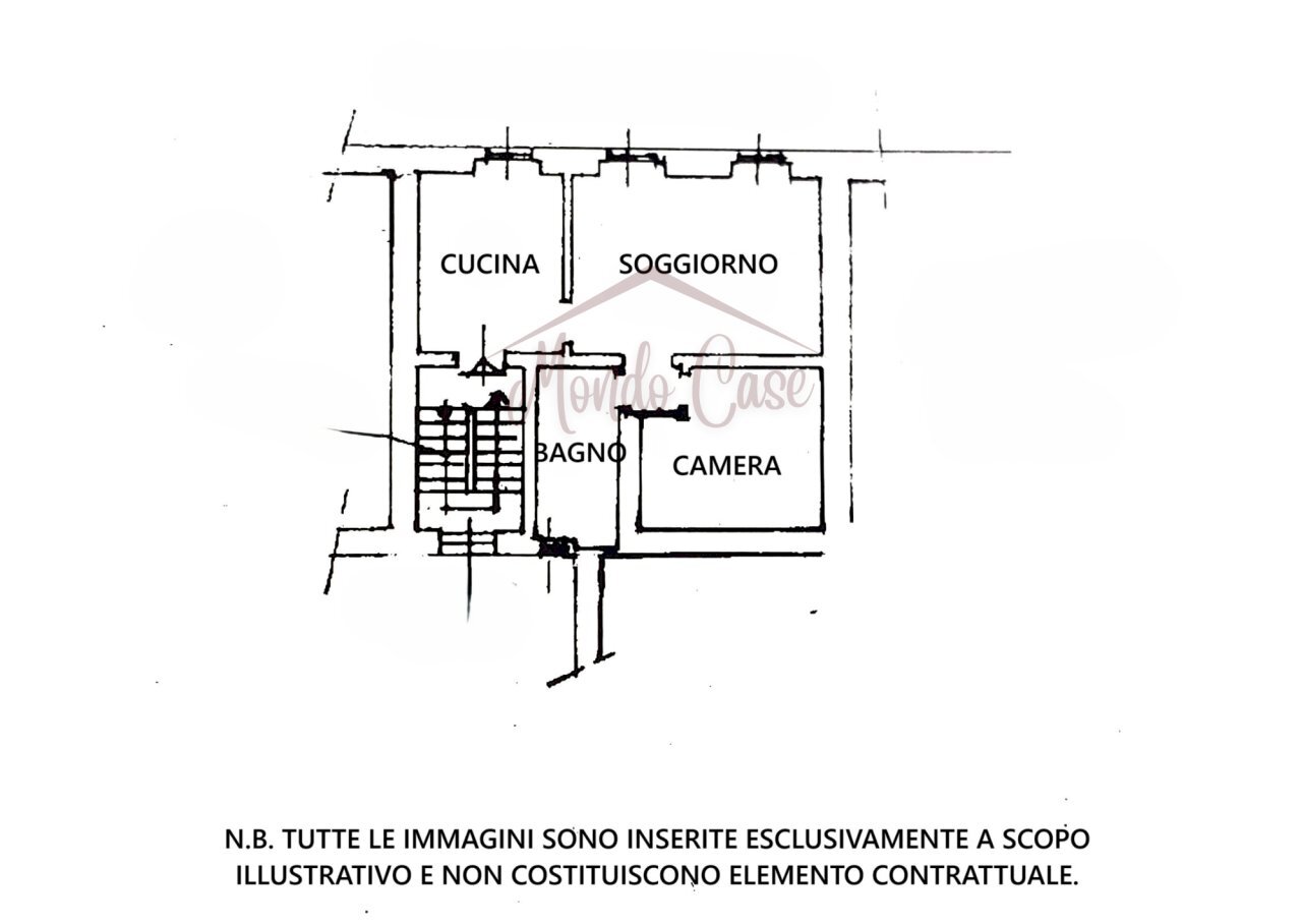 planimetria portali.png - Three-room apartment Via Roma 64, Santo Stefano di Magra - floor plans 1