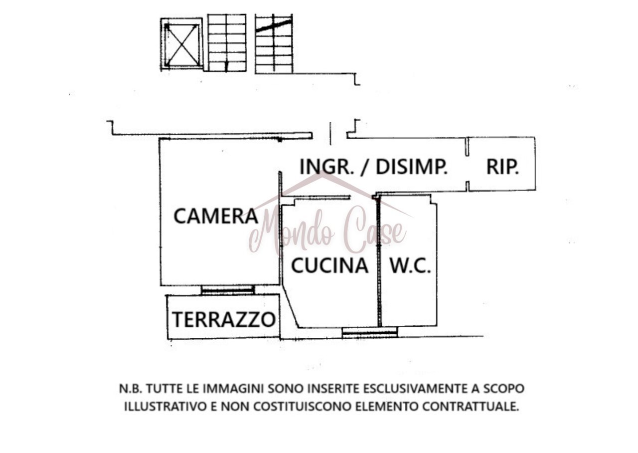 PLANIMETRIA.png - Bilocale Stradone D'Oria 120, La Spezia - planimetria 1