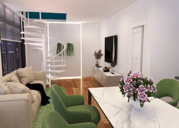 via montebello_Soggiorno e Sala da Pranzo-7.jpeg - Loft Via Montebello 30, Torino - foto 8