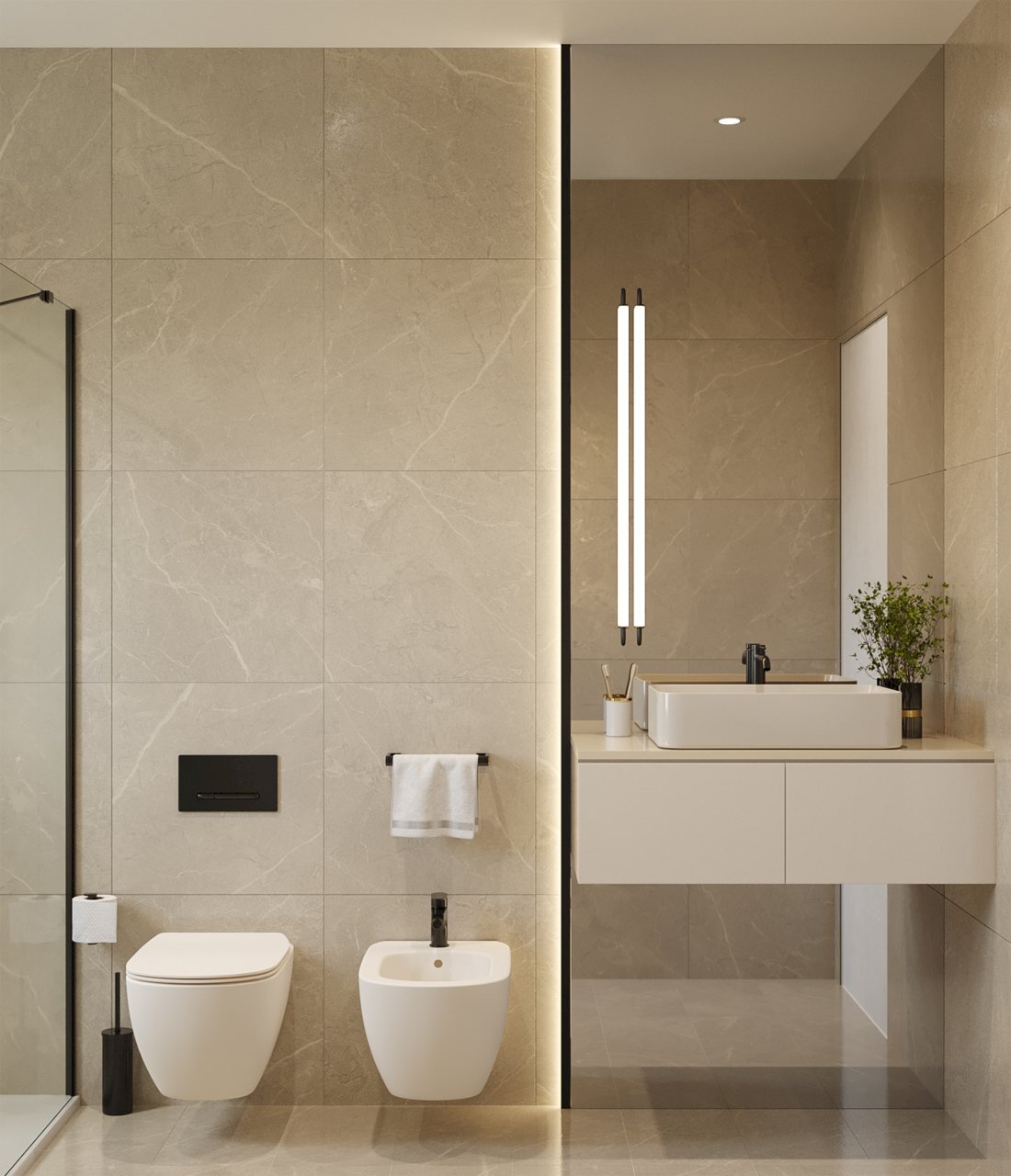 BorgoPetraBianca - Bagno 01.jpg - Appartamento VIA PETRA BIANCA, Trinità d'Agultu e Vignola - foto 2