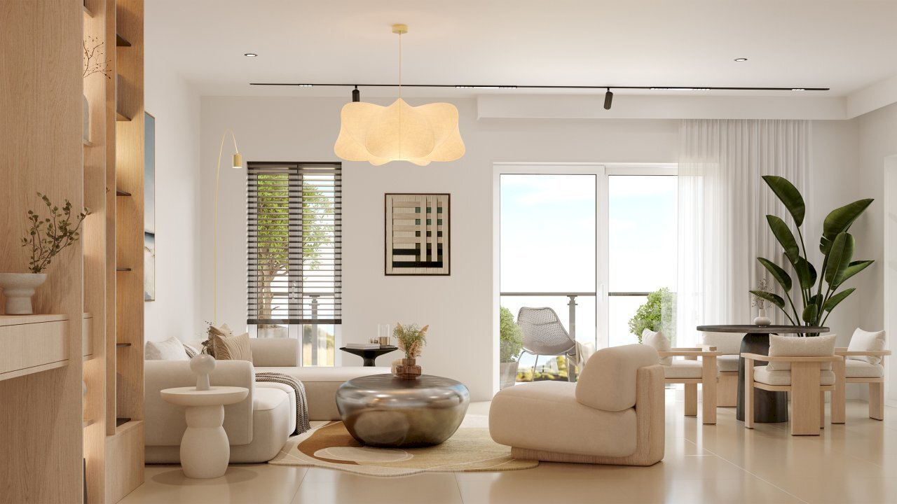 BorgoPetraBianca - Living 01 Shot 2.jpg - Three-room apartment Via Sedini 8, Trinità d'Agultu e Vignola - photo 3