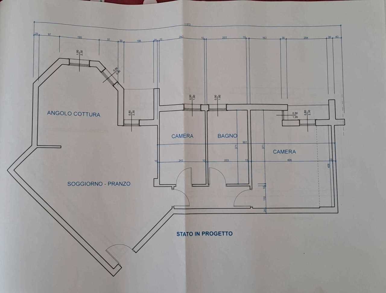 planimetria.jpg - Trilocale Via Cervino 1, Modena - planimetria 1