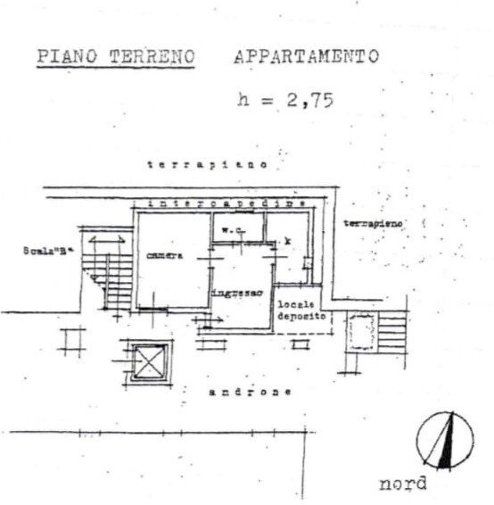 piantina 1.JPG - Two-room apartment Via Montà dei Guisci 3, Sanremo - floor plans 1