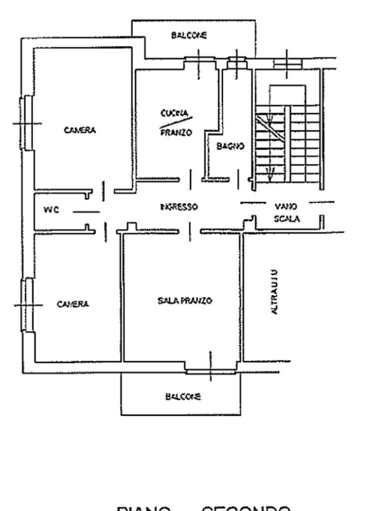 Quadrilocale Via Castellamonte, Banchette - planimetria 1