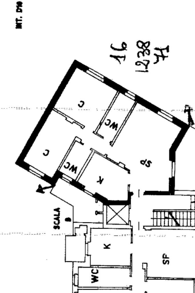 Four-room apartment Via Orbassano, Beinasco - floor plans 1