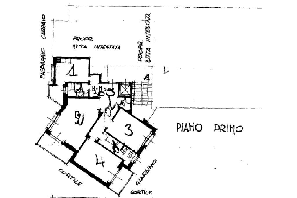 Four-room apartment Via luigi ronco, Leini - floor plans 1