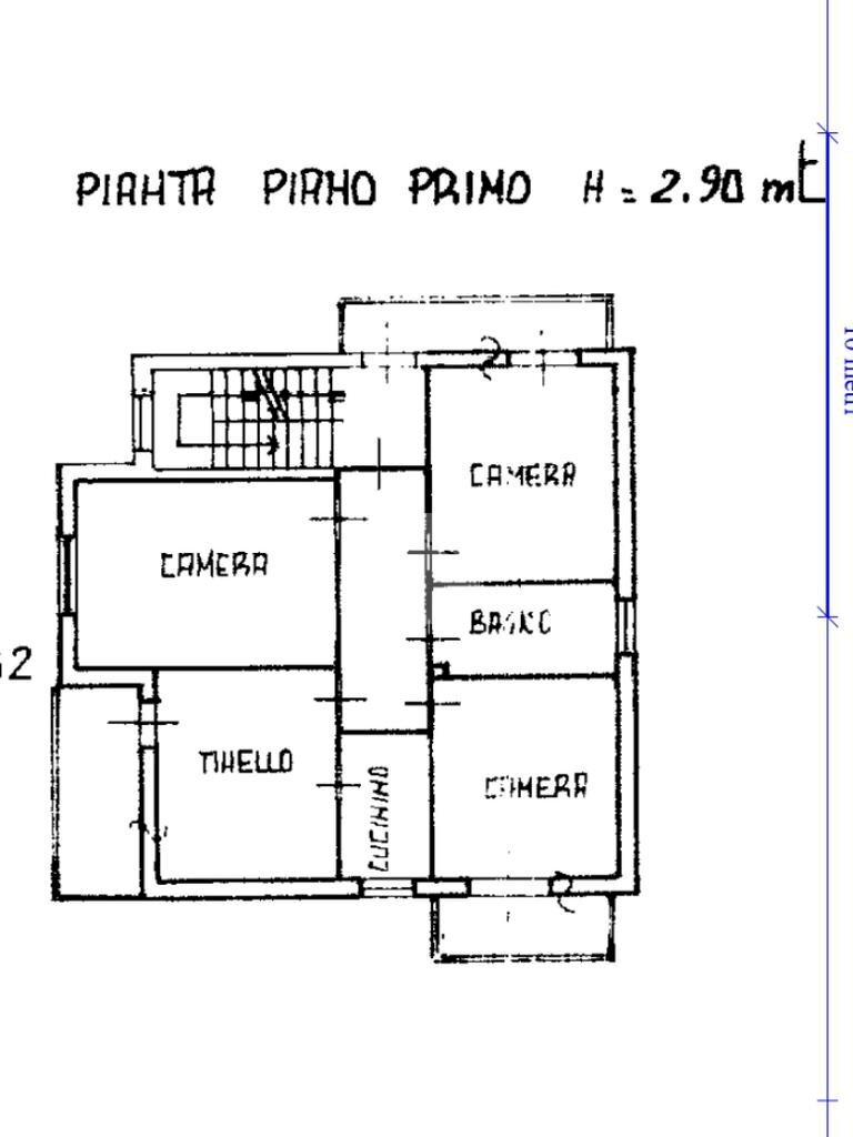 Quadrilocale Via gerbole, Volvera - planimetria 1