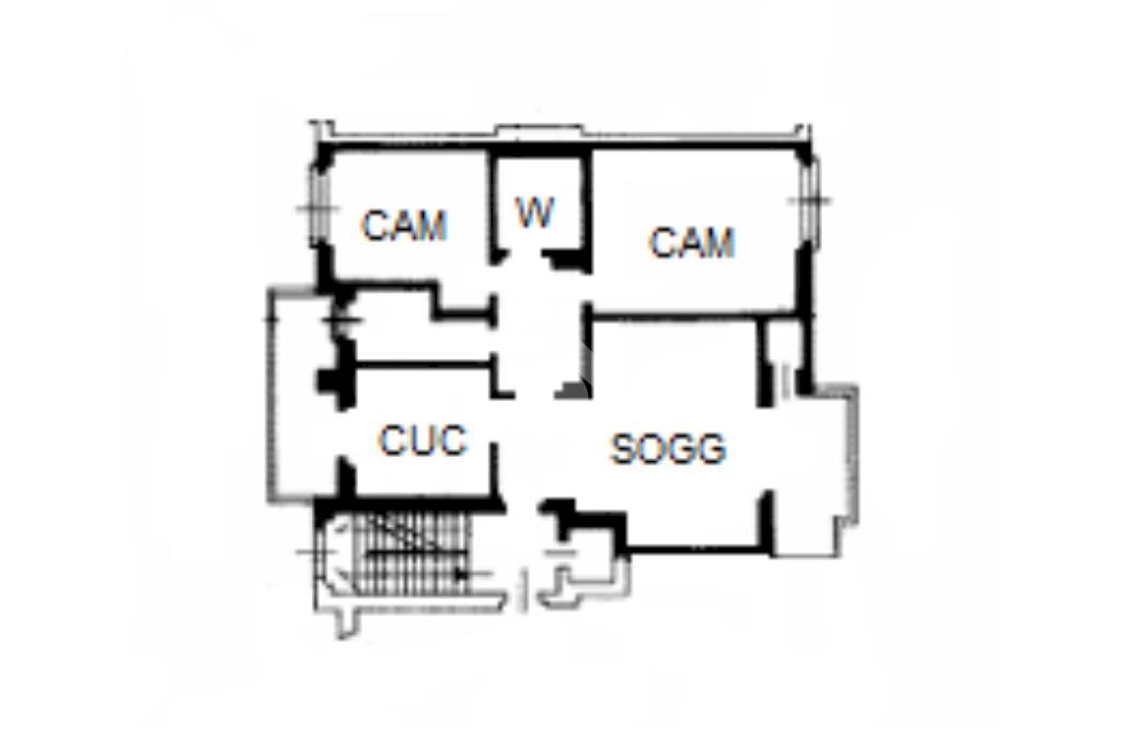 Four-room apartment Viale friuli, Ivrea - floor plans 1