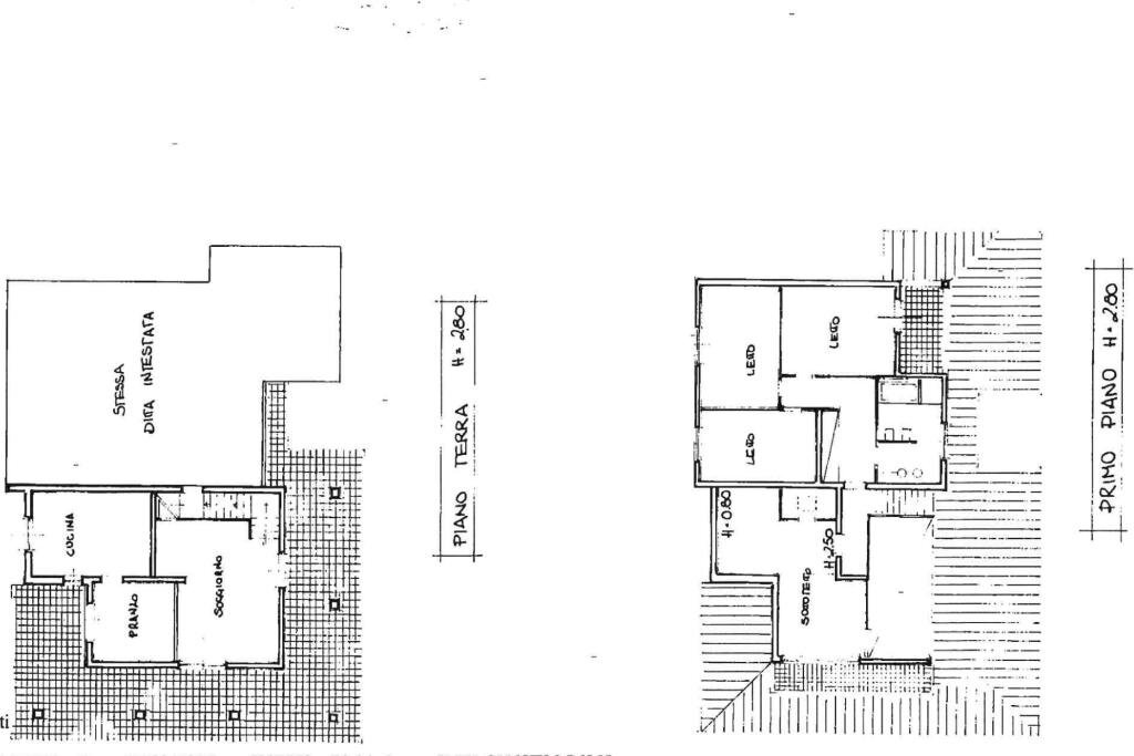 Villa Via Fonte Acqua Chiara, Reggio nell'Emilia - floor plans 1