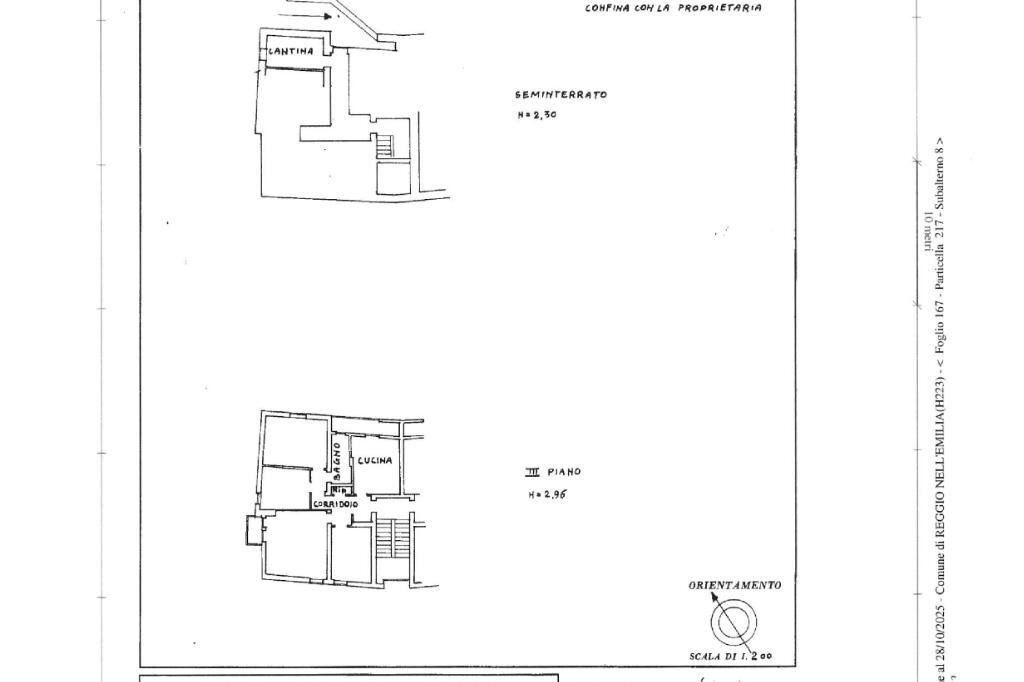 Apartment Via Bismantova, Reggio nell'Emilia - floor plans 1