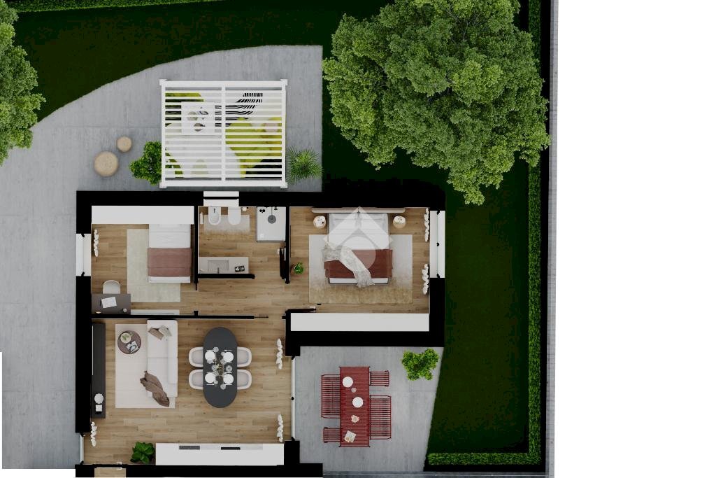 Trilocale Via Carmagnola, Rimini - planimetria 1