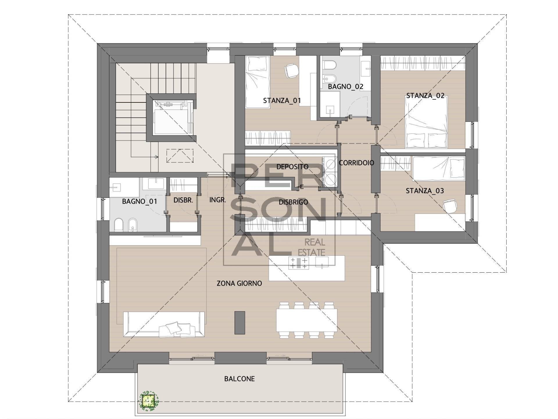 Foto 3 - Apartment Aldeno - floor plans 1