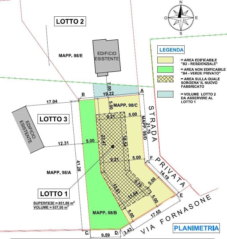 Foto 5 - Building land Via Fornasone
 
20, San Vittore Olona - floor plans 1