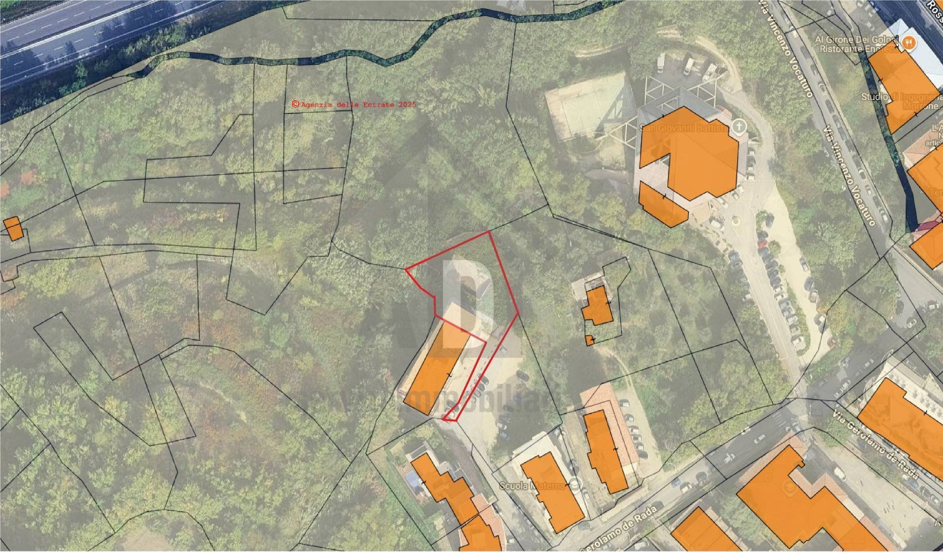 Foto 25 - Terreno edificabile VIA GEROLAMO DE RADA
 
SN, Cosenza - planimetria 1