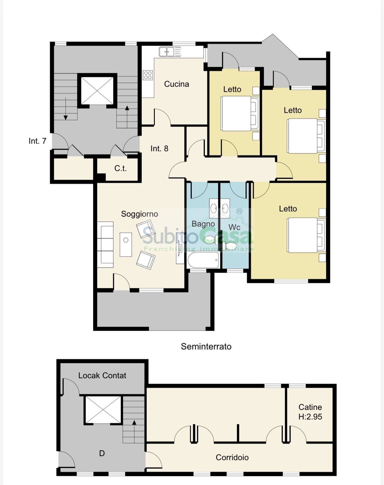 Foto 49 - Appartamento Via Strabone
 
3, Chieti - planimetria 1