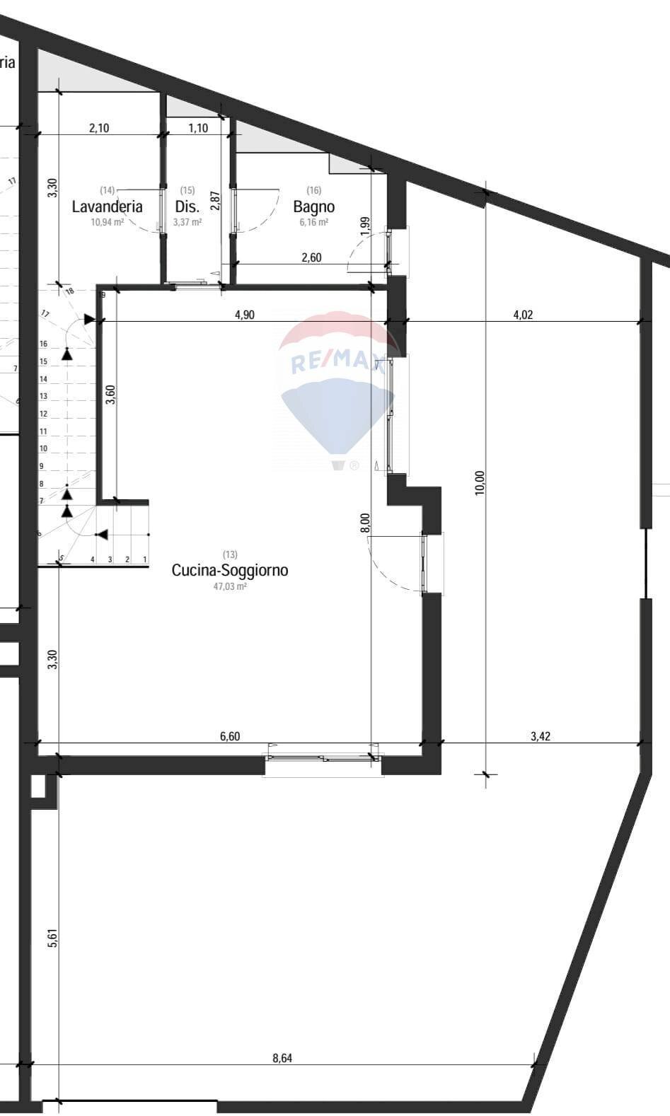 Pianta 2D - Villa via corsica, Copertino - planimetria 1