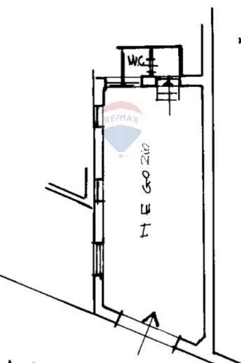 Pianta 2D - Locale Commerciale via Flavia
 
14, Anzio - planimetria 1