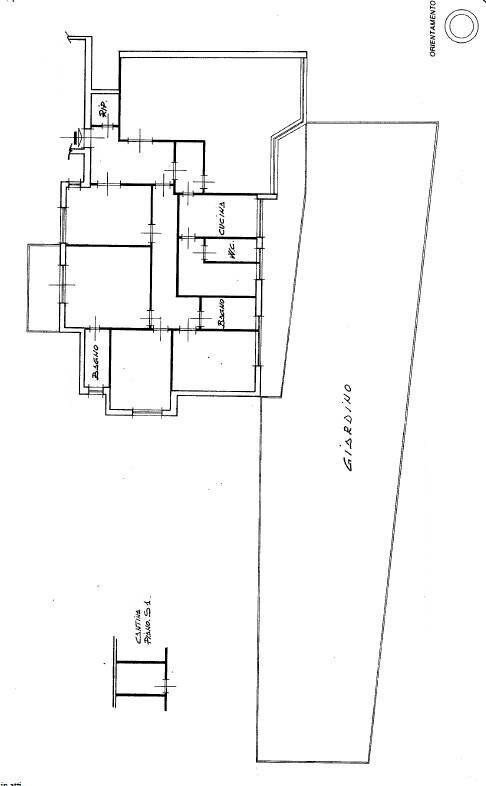 Foto 27 - Appartamento Via Della Mendola, Roma - planimetria 1
