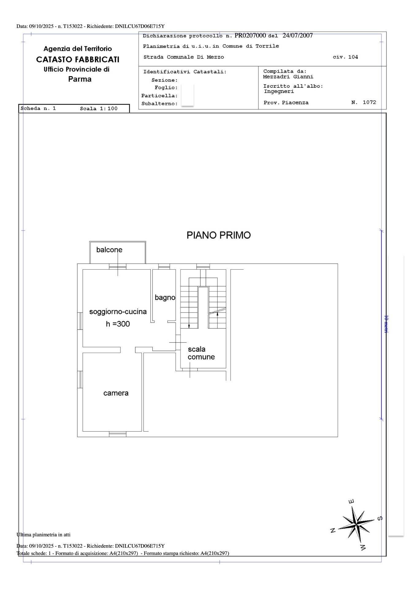 Foto 40 - Two-room apartment Strada Achille Grandi
 
58, Torrile - floor plans 1