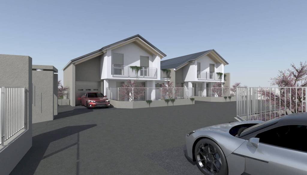 Facciata - Villa a Schiera via Don Luigi Sturzo, La Loggia - foto 2