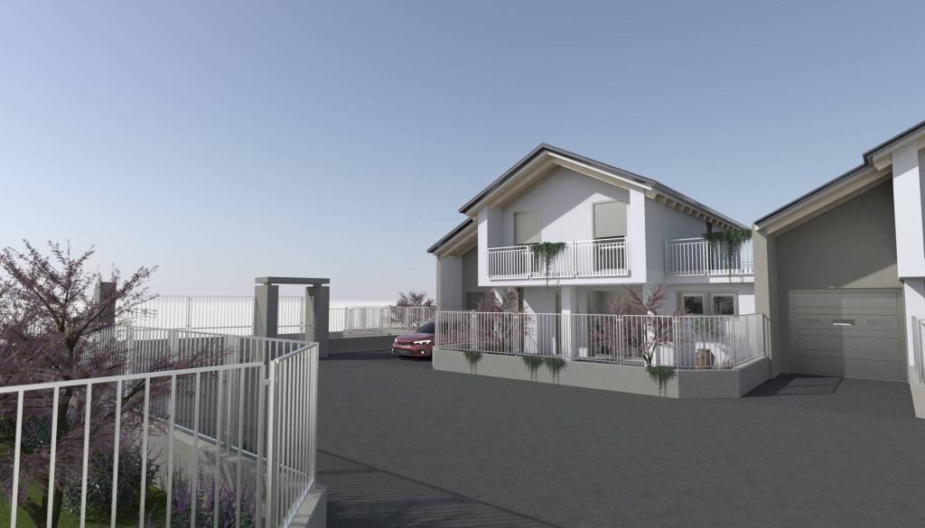 Facciata - Villa a Schiera via Don Luigi Sturzo, La Loggia - foto 3