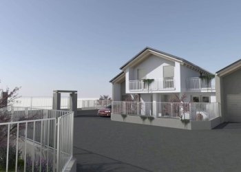 Facciata - Villa a Schiera via Don Luigi Sturzo, La Loggia - foto 3