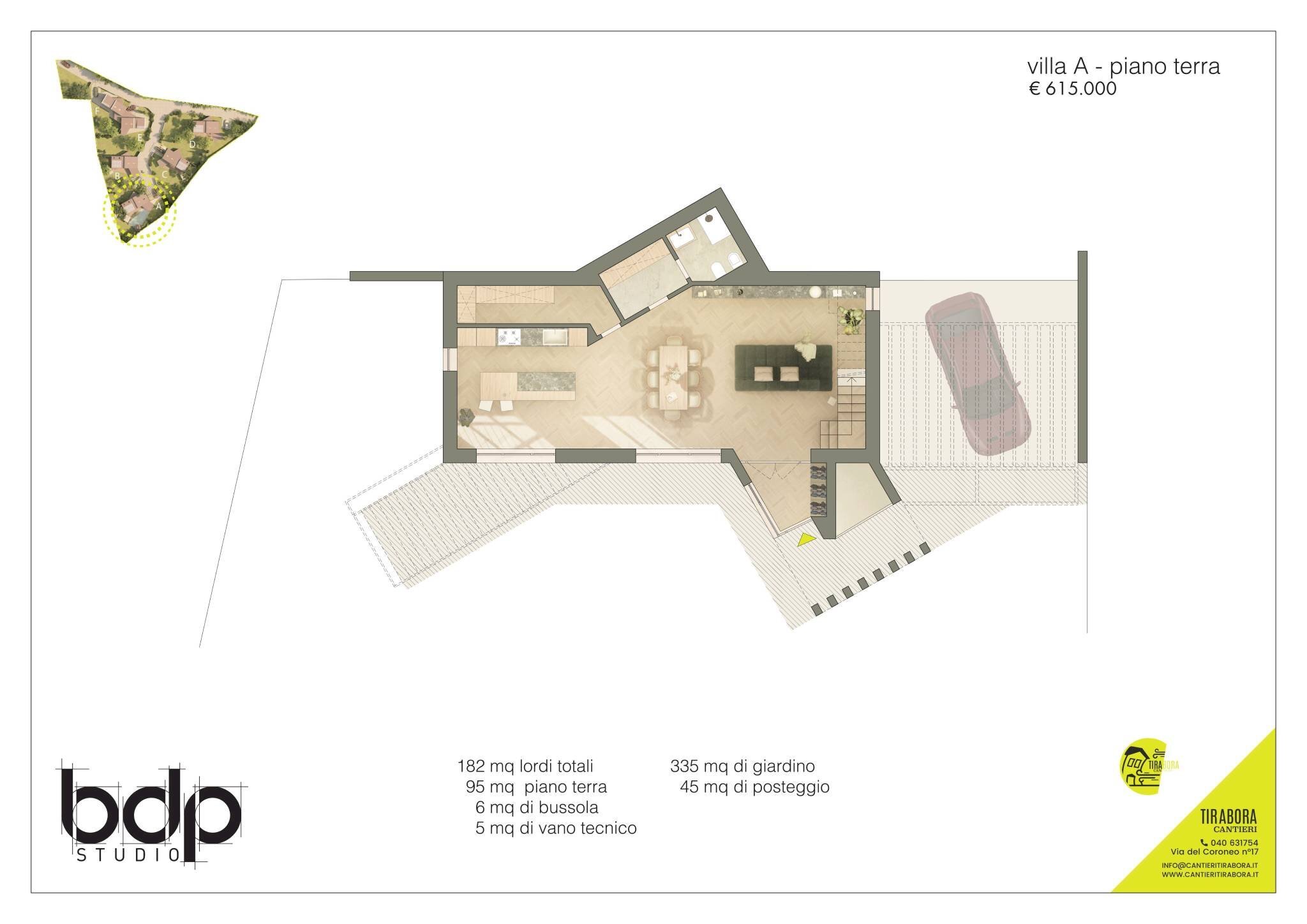 Villa Località Basovizza, 272, Trieste - floor plans 1