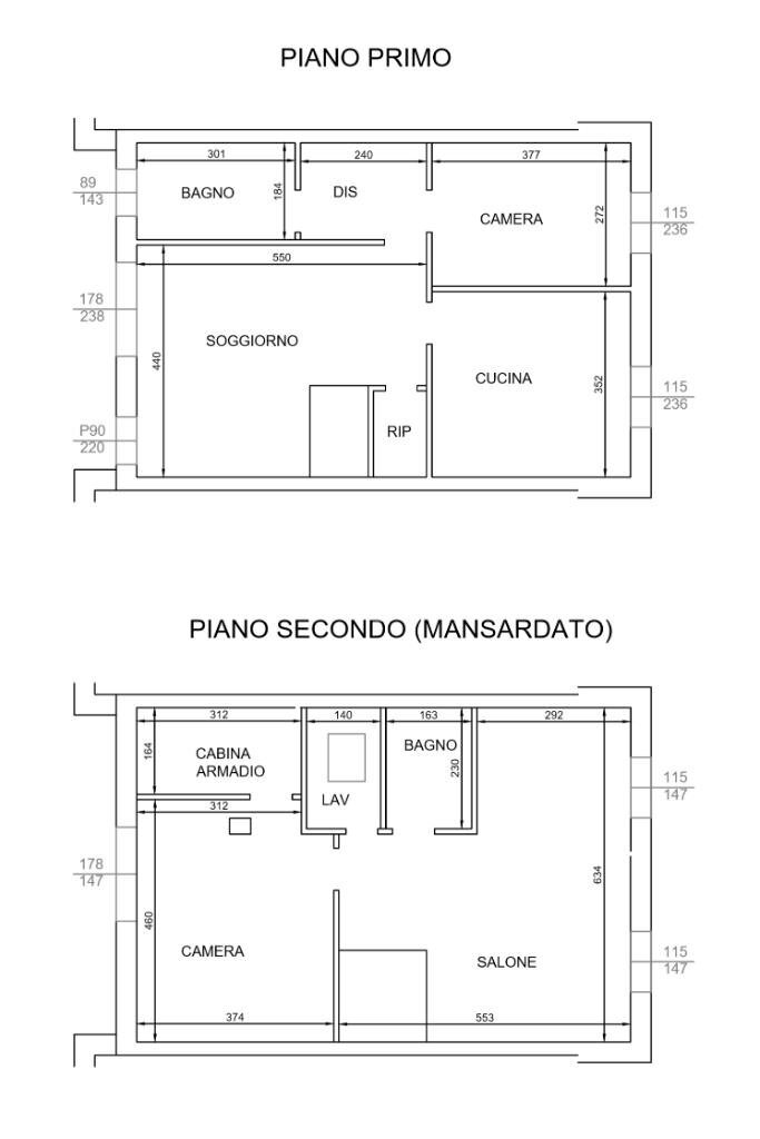 Villa a Schiera via Vallerana, Acqui Terme - planimetria 1