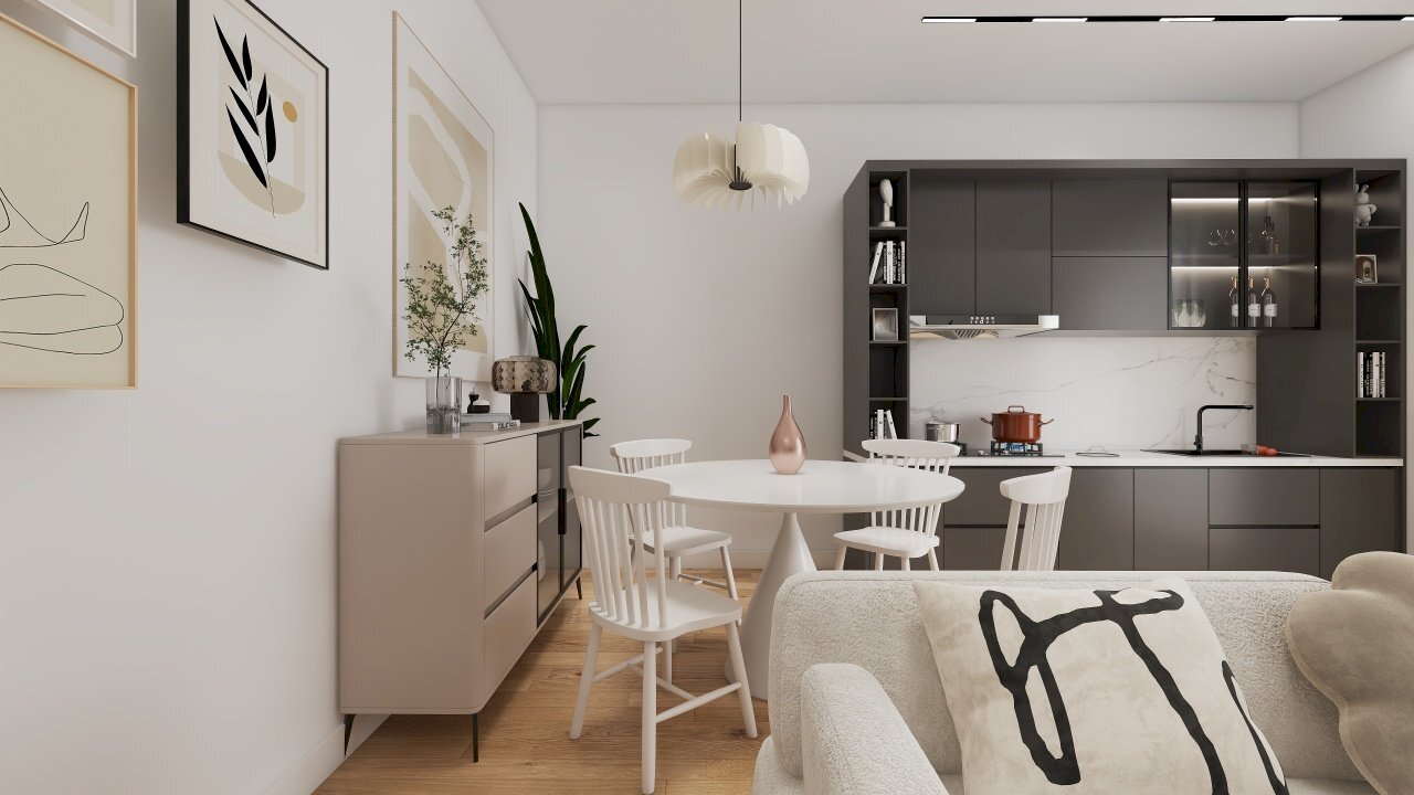 zona pranzo.jpg - Trilocale Decimomannu - foto 3