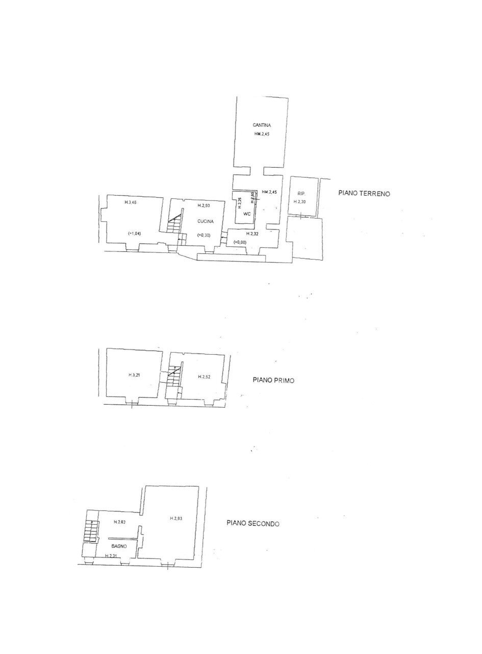 planimetria - Townhouse Via del Ponticino, Vernio - floor plans 1