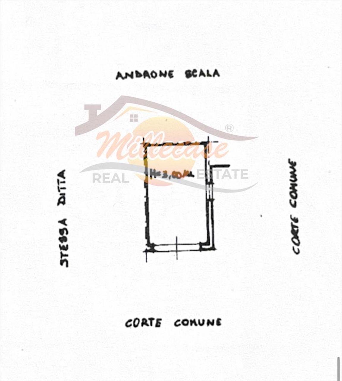 PLANIMETRIA ANDRONE.jpeg - Three-room apartment VIALE SANTA PANAGIA, Siracusa - floor plans 1