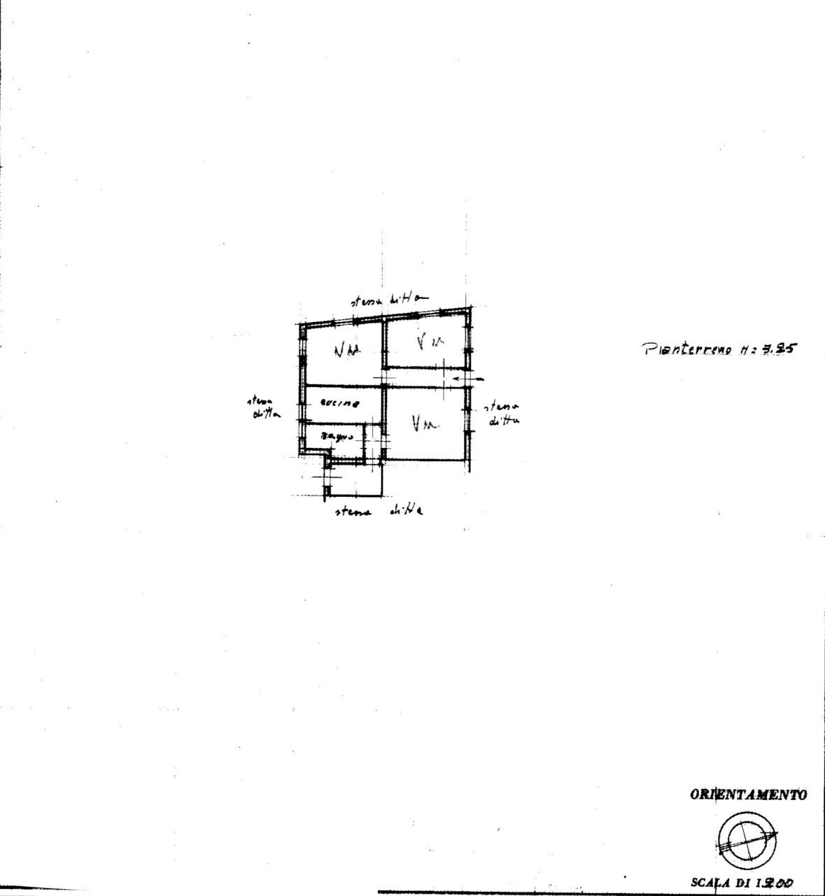 PLANIMETRIA FILISTO.jpg - Quadrilocale Via Filisto, Siracusa - planimetria 1