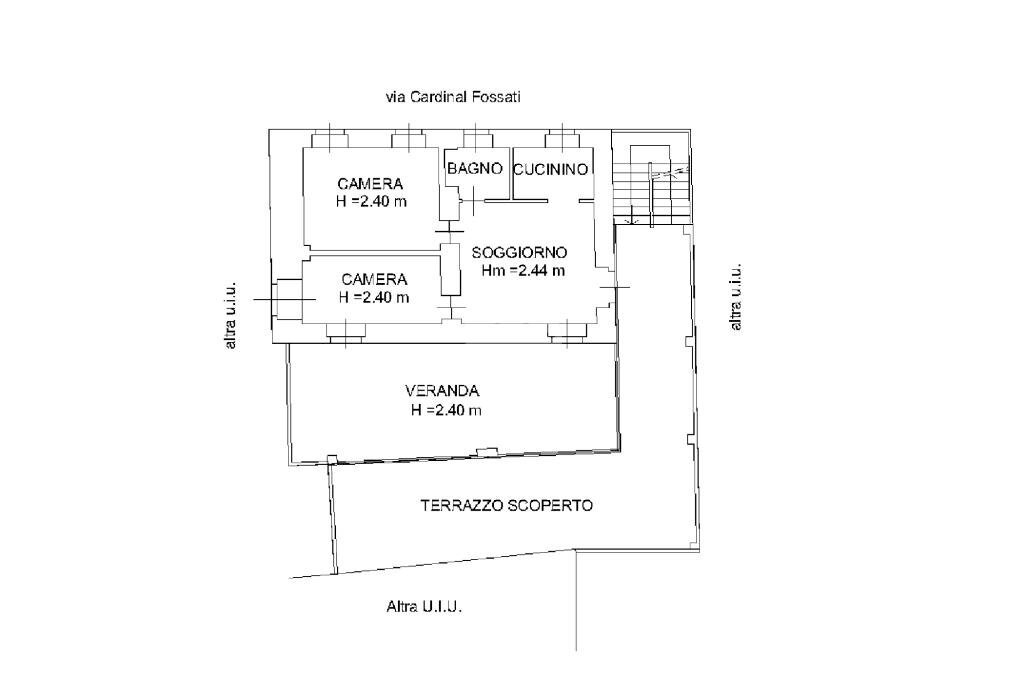 Semi-detached house Borgata Selvaggio Rio, Giaveno - floor plans 1
