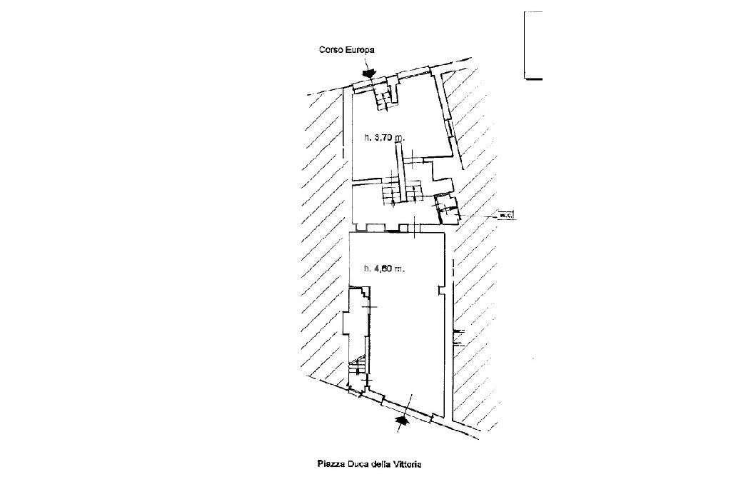 Shop Locale commerciale Piazza Massena, Loano - floor plans 1
