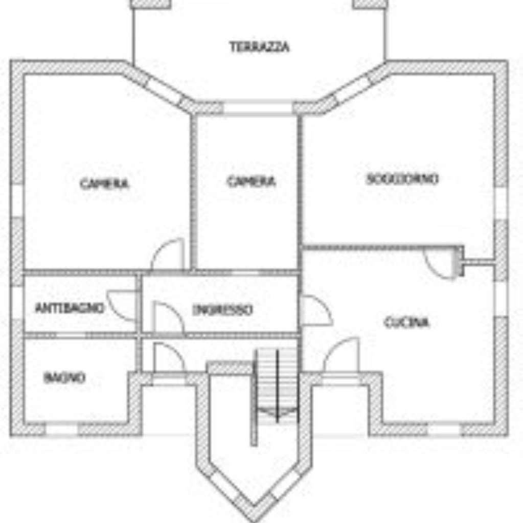 Quadrilocale Via Maceri Superiore, 1, Minerbio - planimetria 1