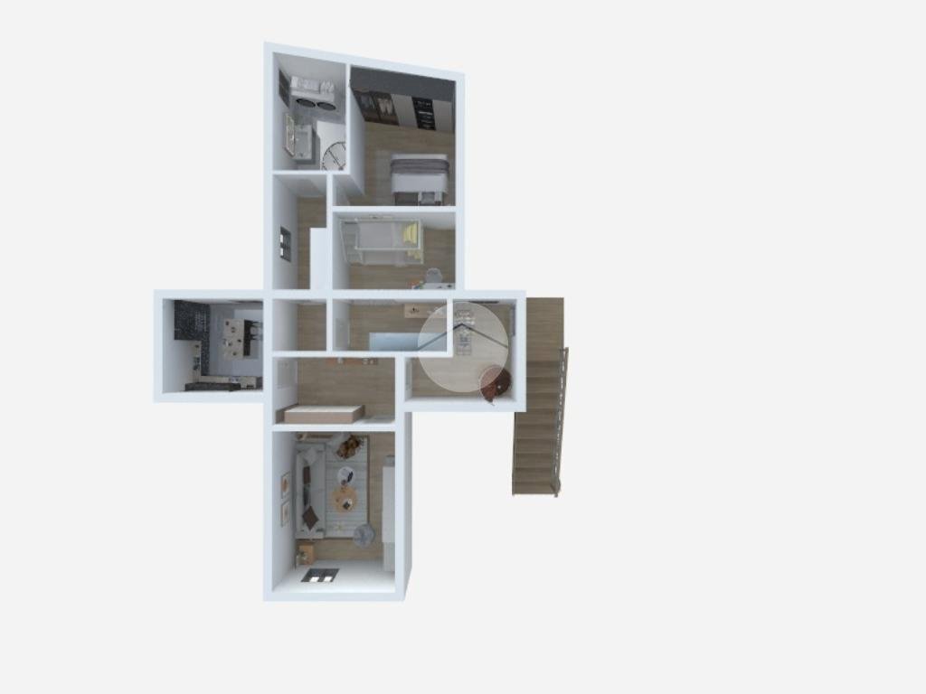 Four-room apartment Via dei Cavalieri, Rimini - floor plans 1
