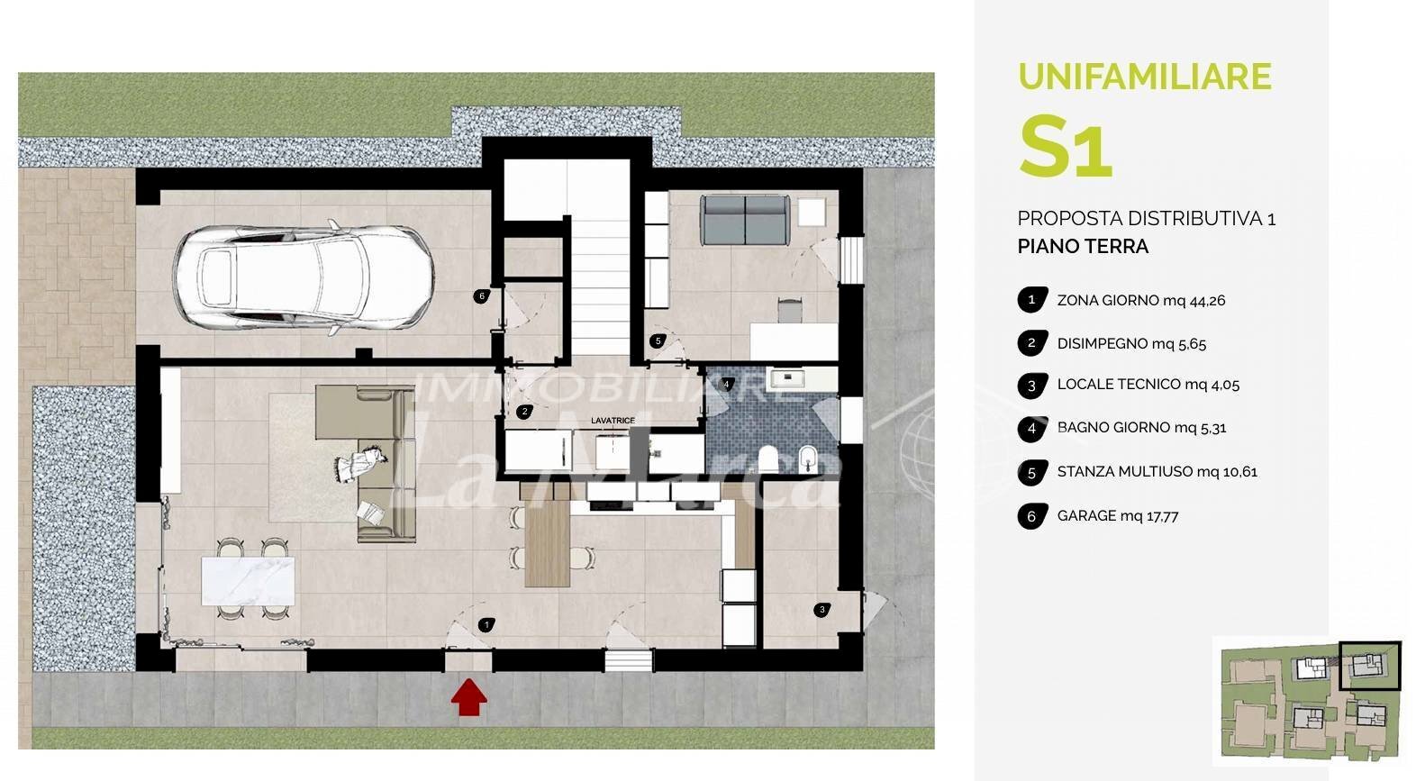 Foto 2 - Villa Treviso - floor plans 1