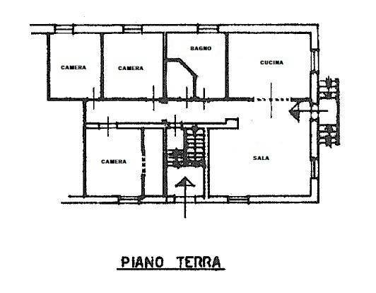 Foto 45 - Casa semi indipendente VIA DEI CAPPUCCINI, Fabriano - planimetria 1