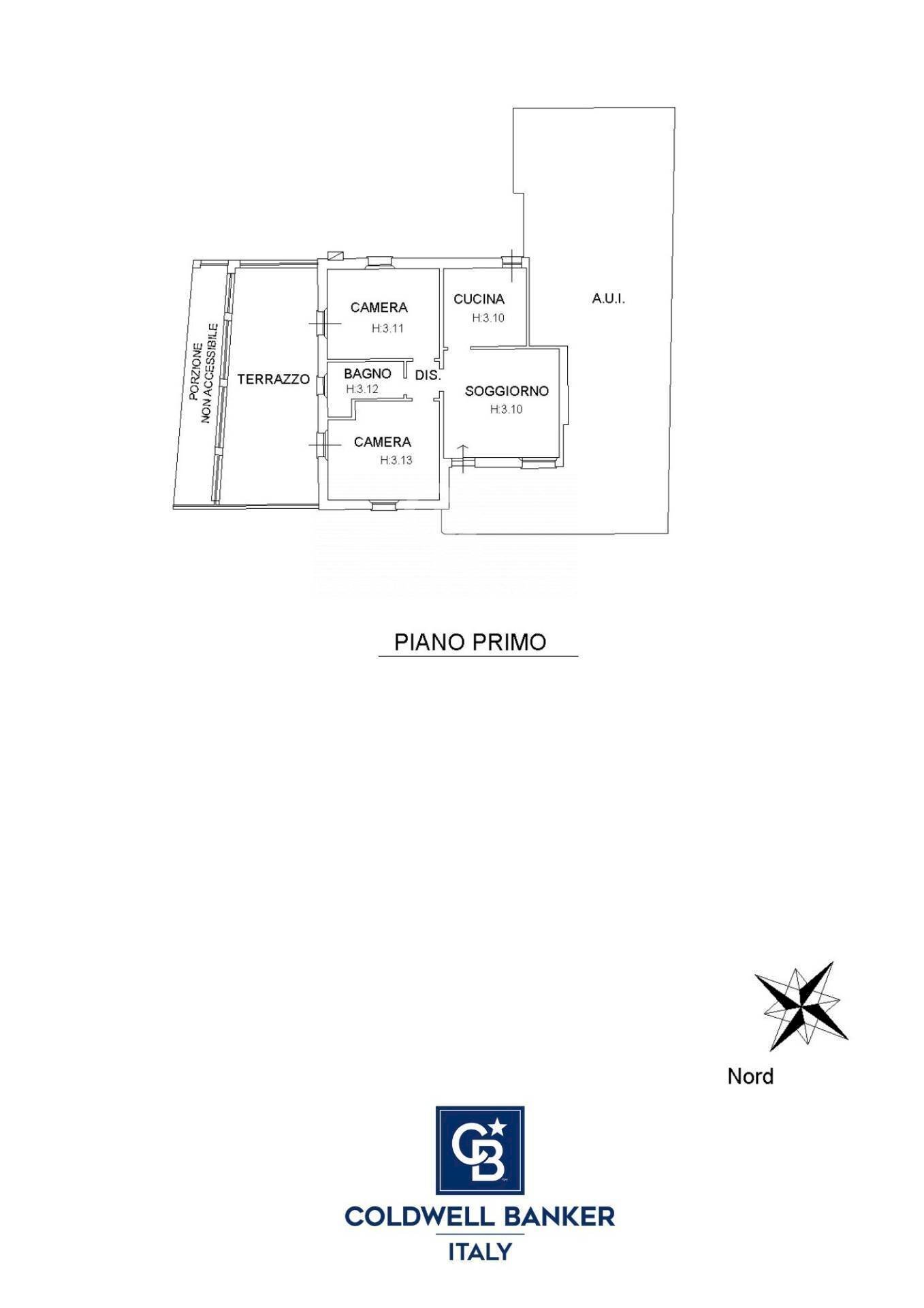 Foto 29 - Trilocale Via Lagomaggio
 
121, Rimini - planimetria 1