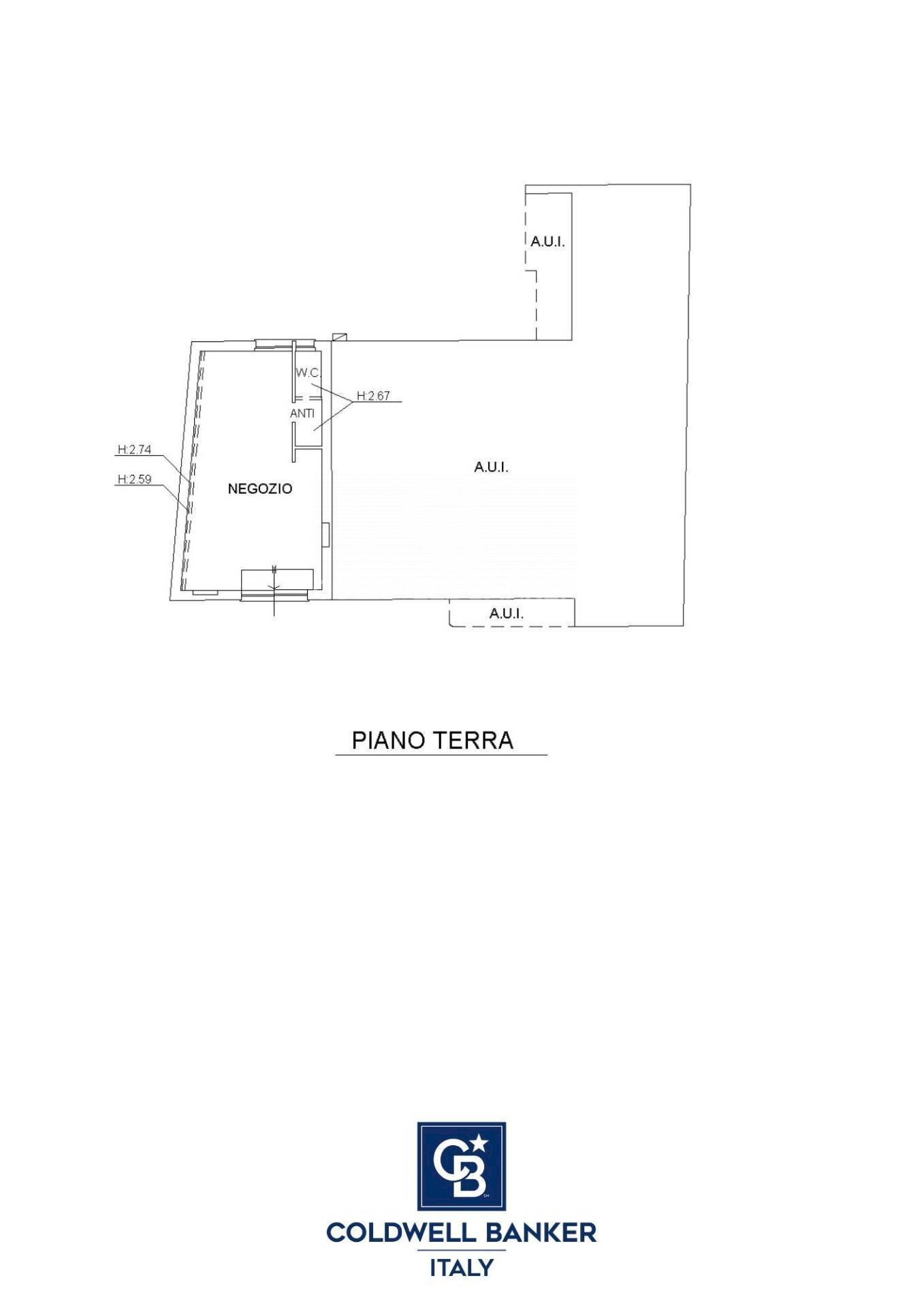 Foto 14 - Shop Via Lagomaggio
 
121, Rimini - floor plans 1