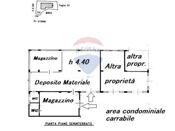 Pianta 2D - Magazzino via xxv aprile
 
snc, Petralia Sottana - planimetria 1