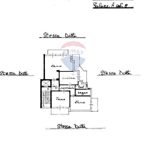 Pianta 2D - Appartamento Via IV Novembre
 
33, Aci Catena - planimetria 1