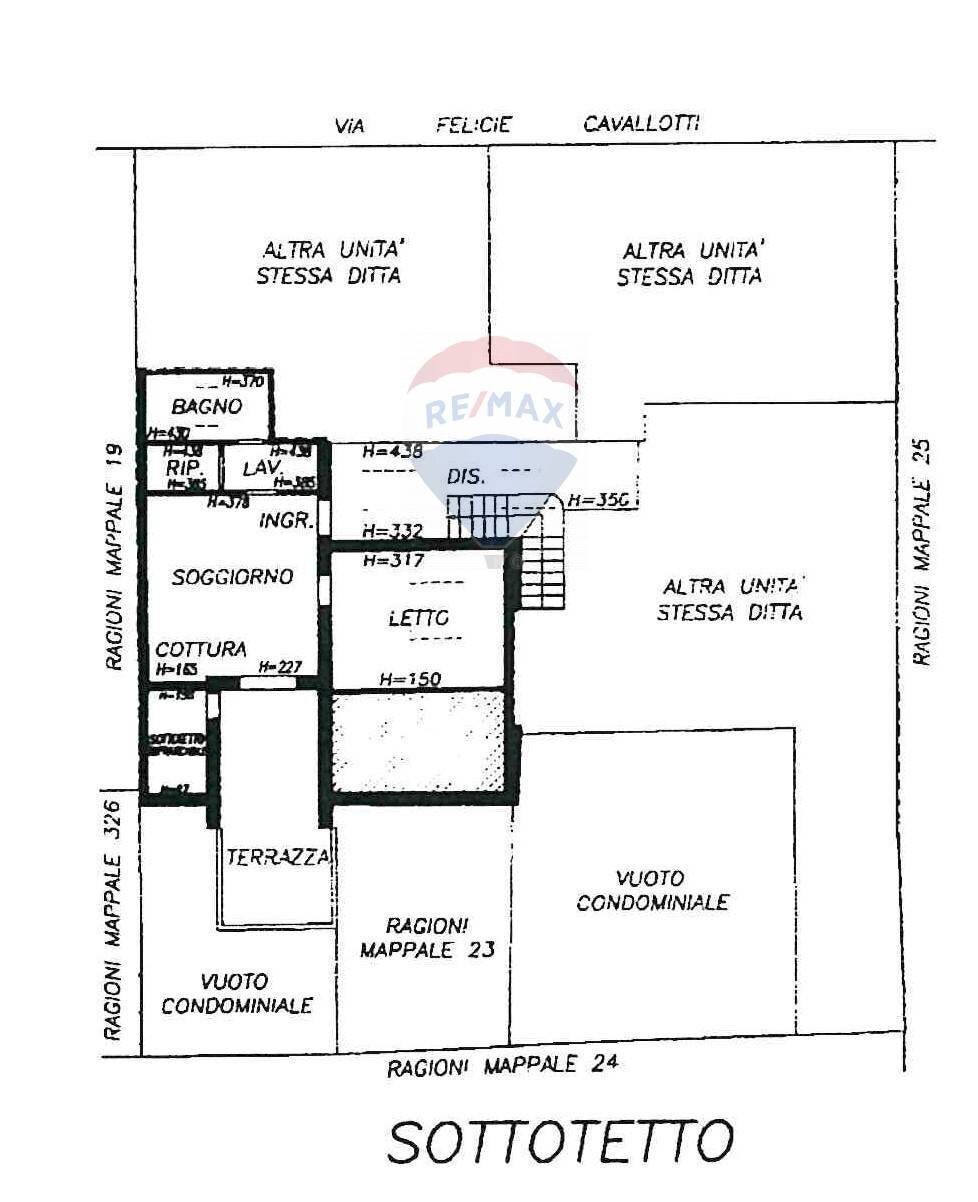 Pianta 2D - Two-room apartment Via Cavallotti
 
21, Viadana - floor plans 1