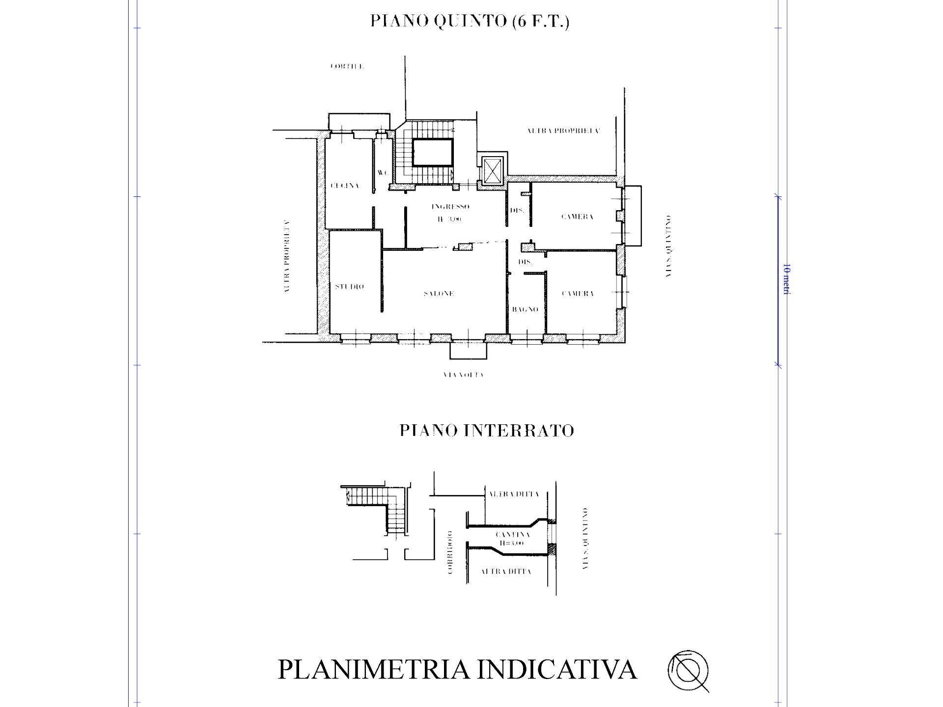Foto 15 - Appartamento Via Alessandro Volta
 
3, Torino - planimetria 1