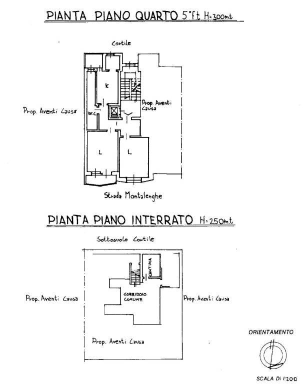 Planimetria - Trilocale via Montalenghe, 57, Romano Canavese - foto 1