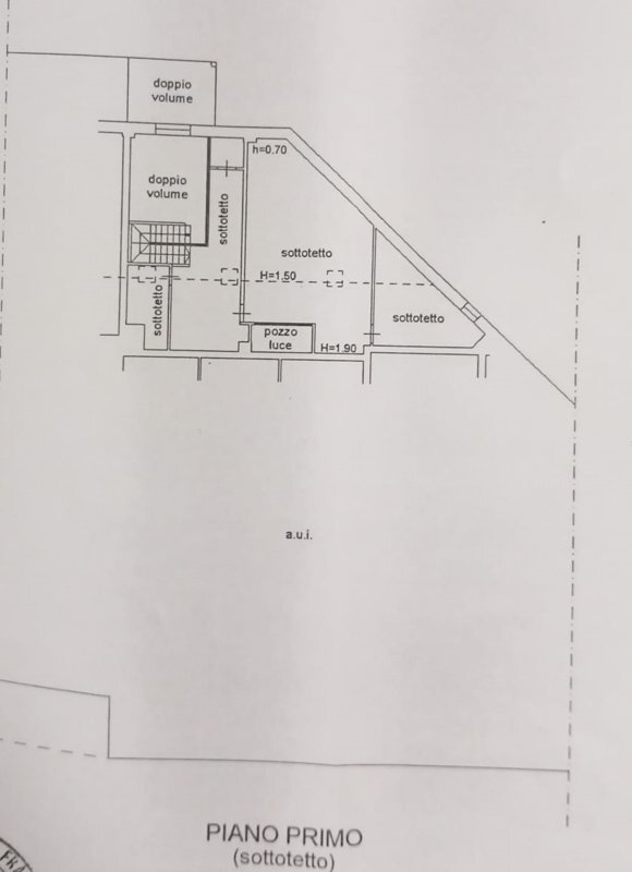 planimetria soppalco immagine.PNG - Centro commerciale Via Ugo Braschi 12, Santarcangelo di Romagna - foto 2