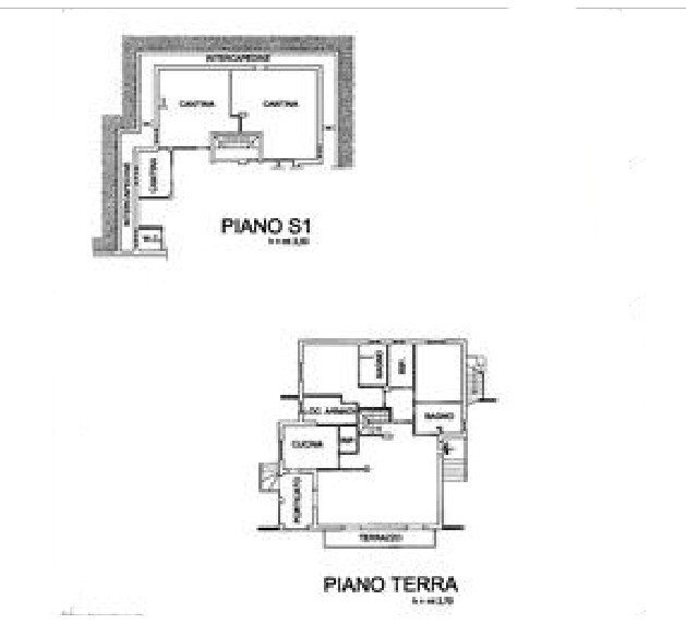 2.jpg - Portion of a house at auction Via Canaia snc, Vezzano Ligure - floor plans 1