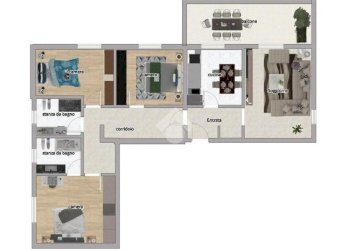 Four-room apartment Via M. Buonarroti, Binasco - photo 24