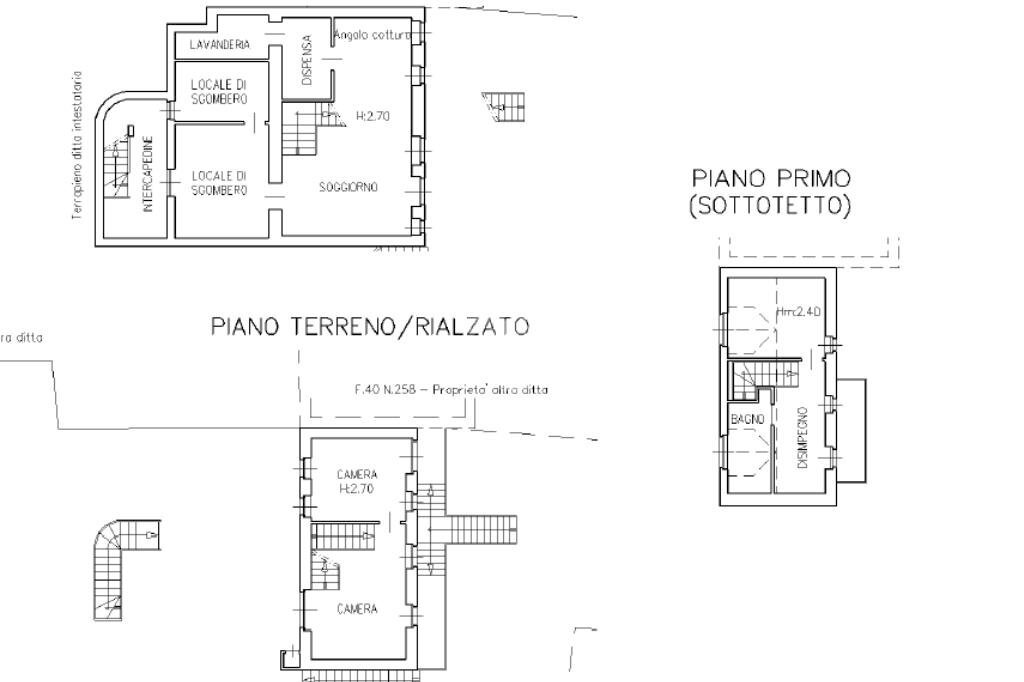 Casa semi indipendente Borgata Girba, Avigliana - planimetria 1